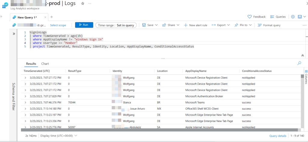 AzureAD-LogAnalytics-Table